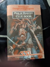 AD&D Pool of Radiance Forgotten Realms Clue Book Advanced Dungeons & Dragons D&D