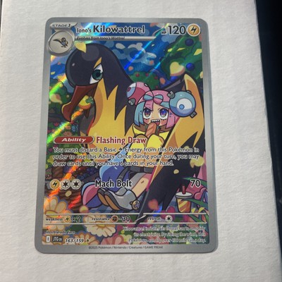 POKEMON TCG VZÁCNÝ IONOs KILOWATTREL 163/159 JOURNEY TOGETHER 2025
