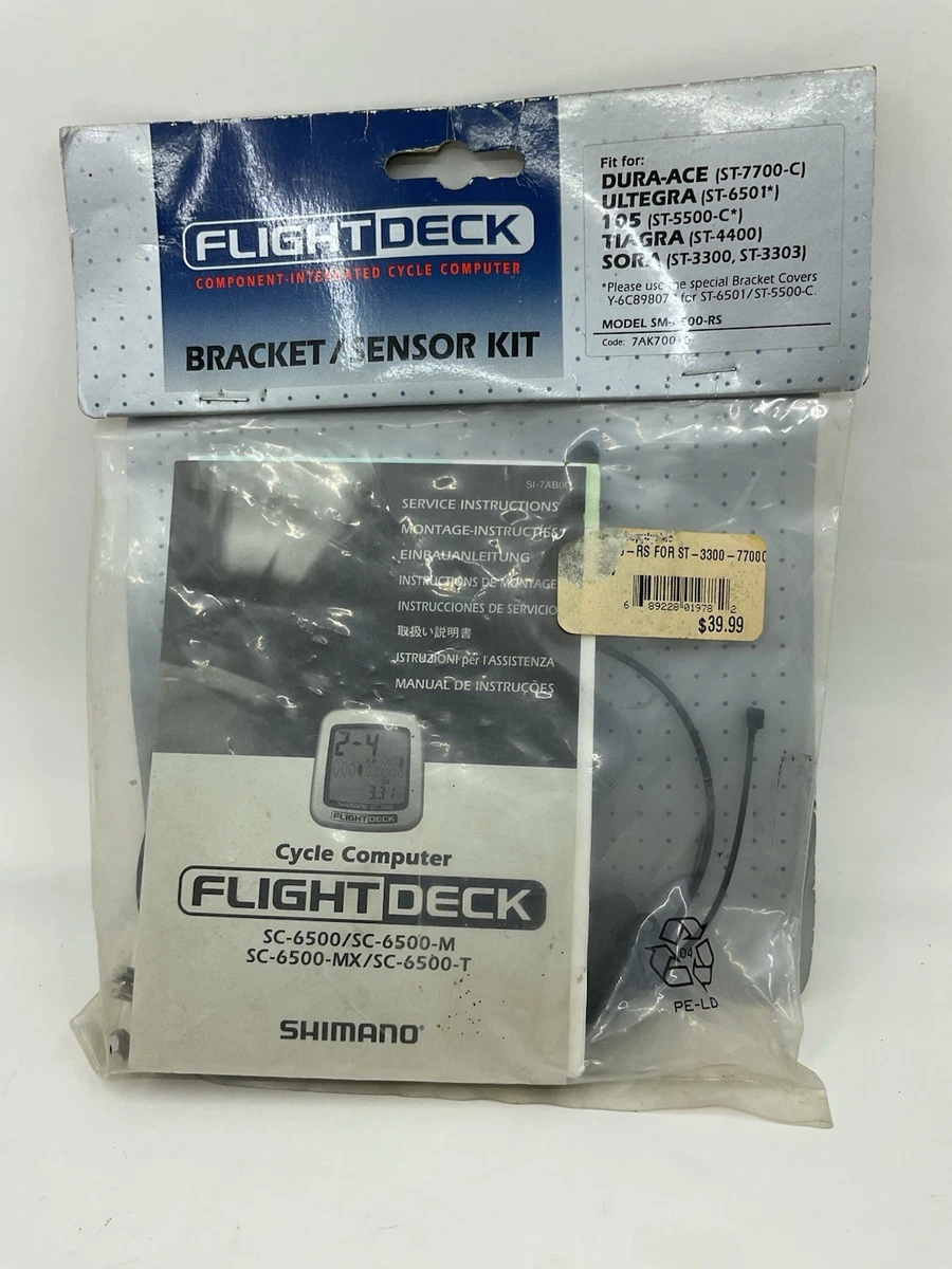 Shimano SM-6501 M Flight Deck Capteur Kit Support VTT NOS Câble XTR XT LX