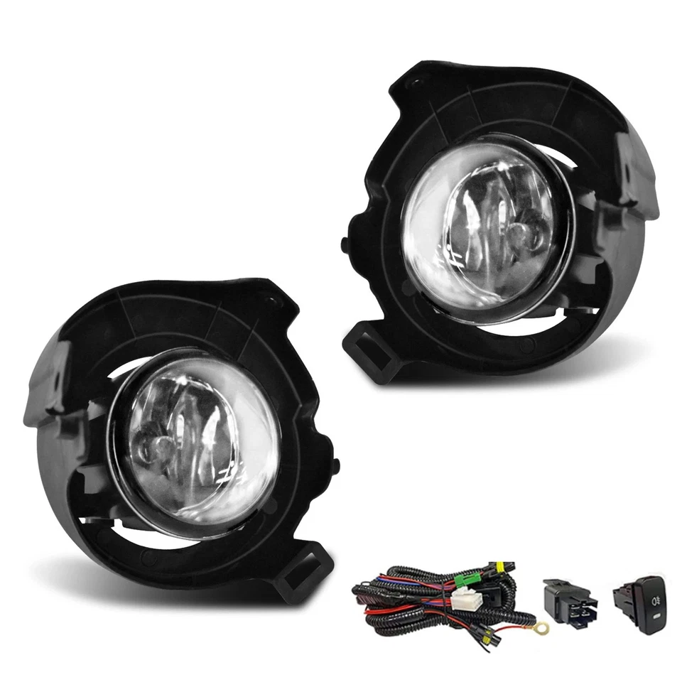 Fog Lights Lamps with Wiring For 2005-12 Nissan Pathfinder 2005-2009 Frontier - Изображение 2 из 4
