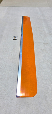 73-80 Chevy Truck Amber Orange Deflecta-Shield Bug Hood Guard 62'' NOS K10 C10