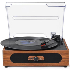 Vinyl Record Player,Stereo Speakers Turntables,Vinyl Player with Bluetooth