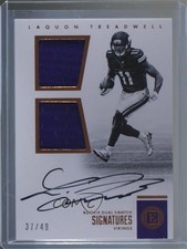 2016 Encased Rookie Dual Swatch Signatures 37/49 Laquon Treadwell Auto 7l6