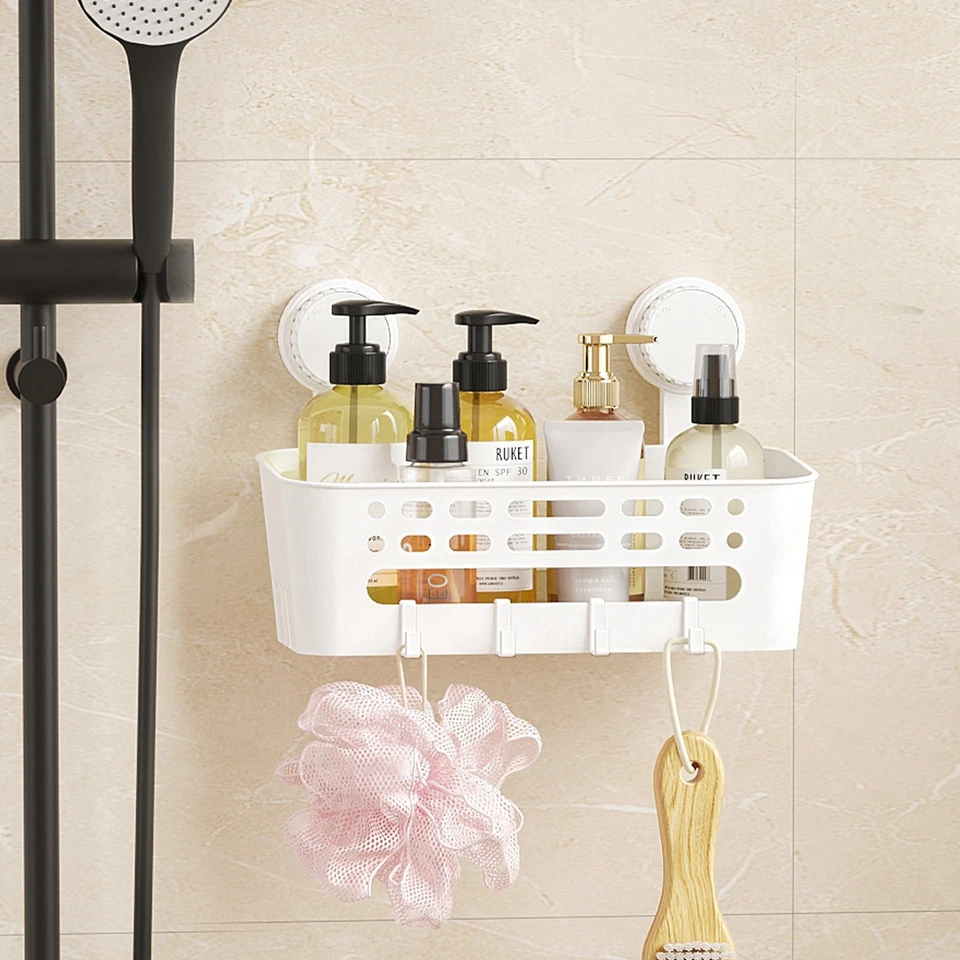 Removable Shower Caddy Suction Cup Shower Shelves for Inside Shower - Image 2 of 4