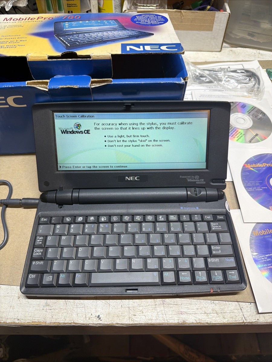 NEC MobilePro 780 Portable Computer Handheld PC (MC/R530A) Works