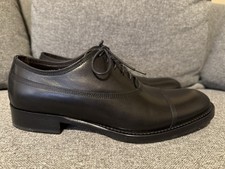 ✅ NEW Rare DOLCE & GABBANA Black Leather Oxford Derby Dress Shoes 6 MEN ITALY