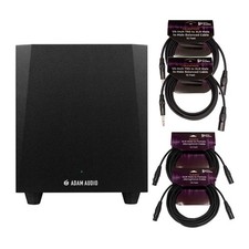 Adam Audio T10S 10 Inch Powered Studio Subwoofer with Accessory Bundle