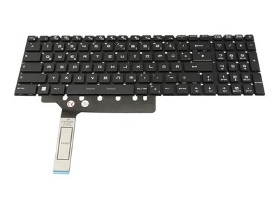 MSI GP76 12UGS/12UE (MS-17K4) original Tastatur DE (deutsch) schwarz