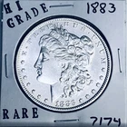 1883 MORGAN SILVER DOLLAR HI GRADE GENUINE U.S. MINT RARE COIN 7174