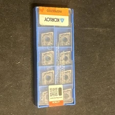 Qty. 10, Korloy CNMG432-HA, PC8110 Carbide Turning Insert CNMG120408-HA. iso M,S