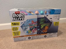 Zuru Robo Alive Light Up Aquarium Set - 18 Pieces - Glow In The Dark Unopened 