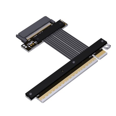 ADT-Link 15cm PCIe 5.0 to U.2 (SFF-8639) NVMe SSD Adapter Cable