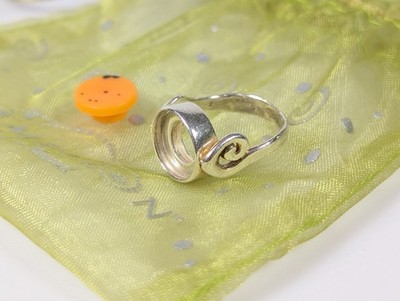 Kamäleon Ring Sterling Silber 925 KR019 Swirl Wechsel Pop Ring Größe 7