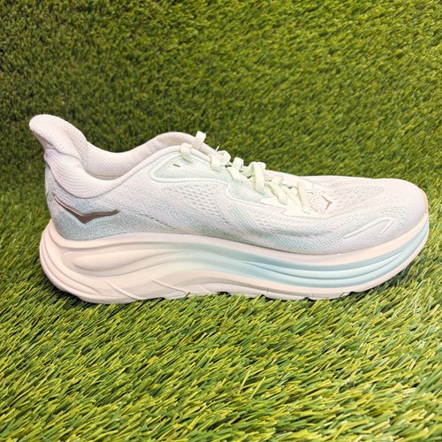 Hoka One One Clifton 10 Womens Size 8 Blue White Athletic Running Shoes Sneakers - Picture 4 of 14