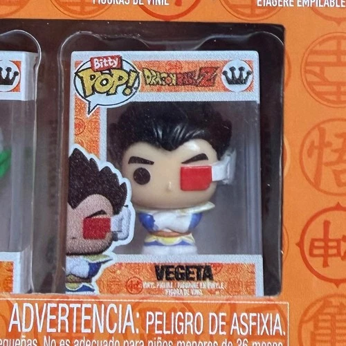 Funko Bitty Pop DRAGON BALL Z - 4 Pack with VEGETA 1/6 RARE CHASE - SEALED BOX