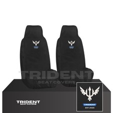 FOR TOYOTA YARIS AURIS PRIUS COROLLA CELICA - TRIDENT WATERPROOF SEAT COVERS BLK