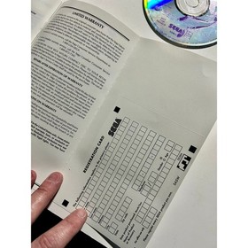 Nights into dreams (Sega Saturn)brand new with cracks🔥w/manual & sampler disc