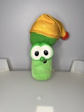 VTGFisher-Price Veggie Tales Stuffed Plush Asparagus Yellow Hat 1999