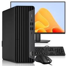 HP 600 G6 Desktop PC Intel i5-10th 32GB RAM 1TB SSD HDD 24 LED Wi-Fi Windows 11