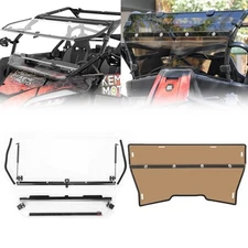Flip + Rear Windshield Tinted Window for 2020-2024 CFMOTO ZForce 950 HO EX Sport