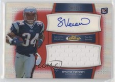 2011 Topps Finest Jumbo Relics Red Refractor 4/10 Shane Vereen #AJR-SV Auto uk2