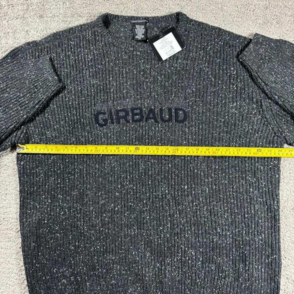 Suéter Grunge Vintage Nuevo Con Etiquetas Marithè Francois Girbaud Deletrear Lana Tejido Sudador Foto 4 de 4