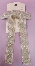 NEW A New Day Seedbead Bow Hair Barrette Ivory. Lot of 8
