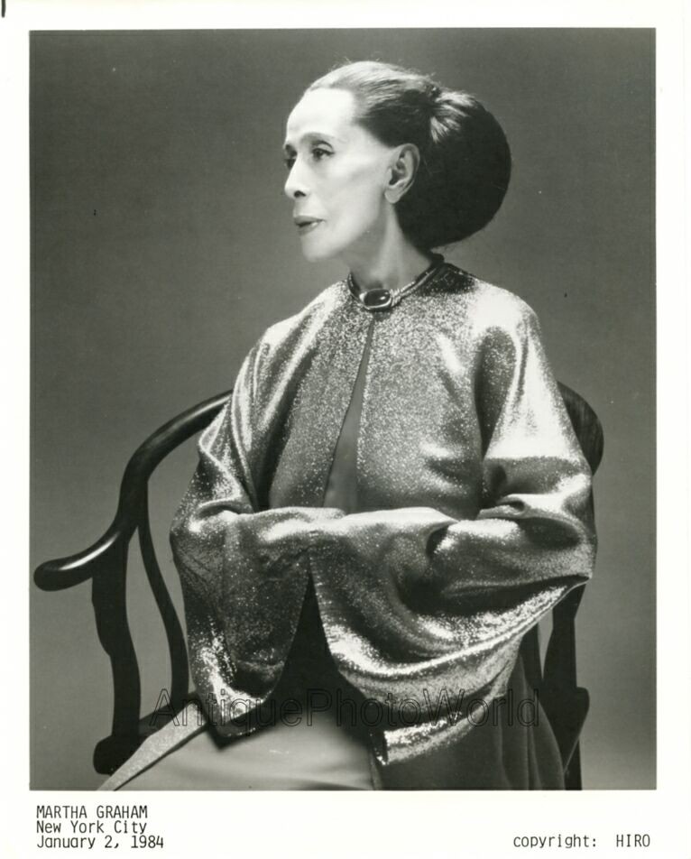 Martha Graham Bailarina Moderna Coreógrafa De Ballet Foto De Arte Vintage