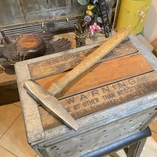 Vintage Atha 1/2” Blacksmith Hammer Octagonal Hammer Face Used