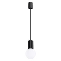 Pendelleuchte Esstisch Glas Schwarz G9 Ø12 Cm Aluminium HäNgeleuchte KüChe