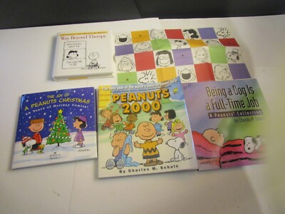 PEANUTS 4 BOOK LOT WAY BEYOND THERAPY By Charles M Schulz - + 3