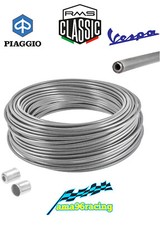 GUAINA RMS GRIGIA 1M TEFLON DIAMETRO 5/6/2,5mm PIAGGIO VESPA 50 S 1979-1980-1981