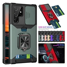 For Samsung Galaxy S24 Plus S23 S22 Ultra Shockproof Rugged Non-Slip Stand Case