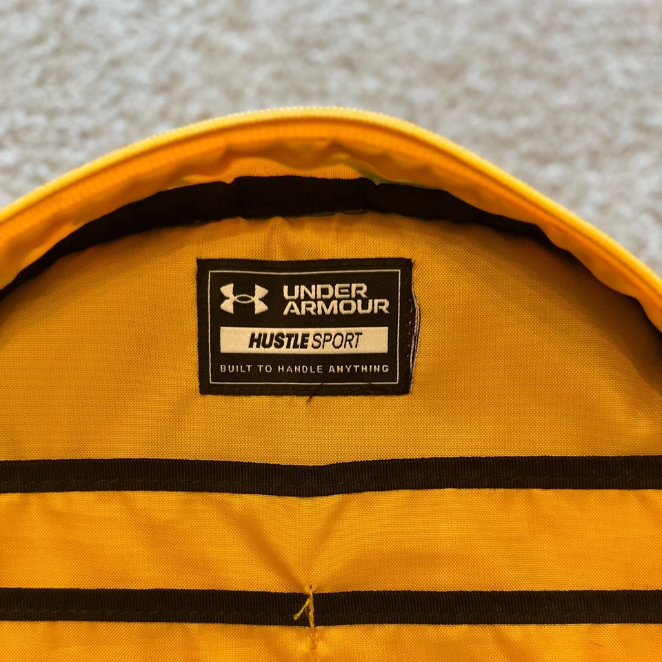 Рюкзак спортивный Under Armour UA Storm Hustle синий и оранжевый камуфляж - Изображение 2 из 2