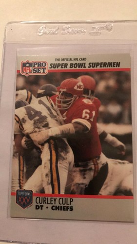 1990 Super Bowl Superman Card Curley Culp of Chiefs#82.New. - Picture 1 of 3