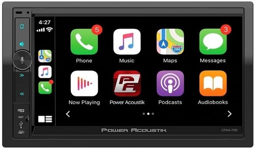 Power Acoustik CPAA-70MW Double-DIN Touchscreen Receiver + License Plate Camera - Picture 2 of 14