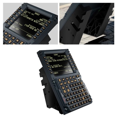 WINWING A3XX MCDU Simulator Flight Control Panel Compatible with X-Plane MSFS