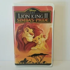 THE LION KING II SIMBA'S PRIDE VHS Movie Walt Disney Clamshell Case 