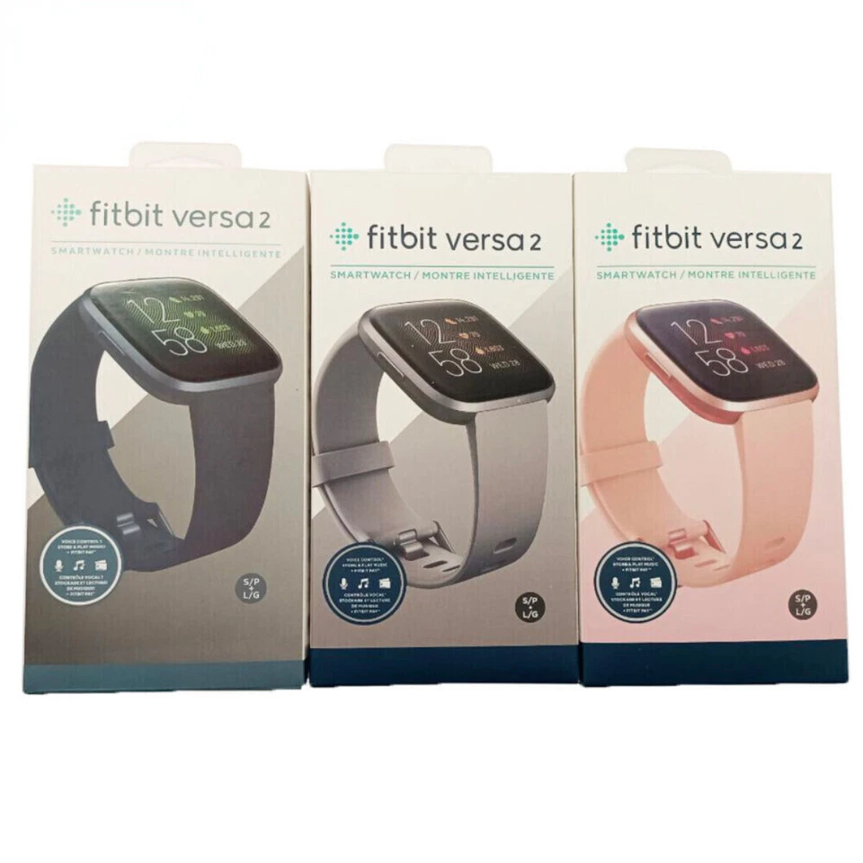 NUEVO Reloj Inteligente Fitbit Versa 2 Salud y Estado Físico Auténtico Rastreador de Actividad - S+L Foto 2 de 4