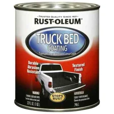Rust-Oleum 248915 Automotive Truck Bed Coating Black, 1 Quart