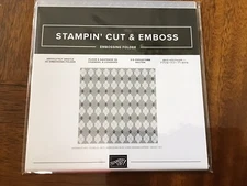 Stampin’ Up!  ABSOLUTELY ARGYLE 3D Embossing Folder NEW
