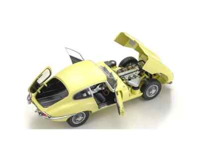 KYOSHO * JAGUAR E-TYPE ( RHD ) * PALE PRIMROSE  * 1:18 * KYO8954LY * OVP