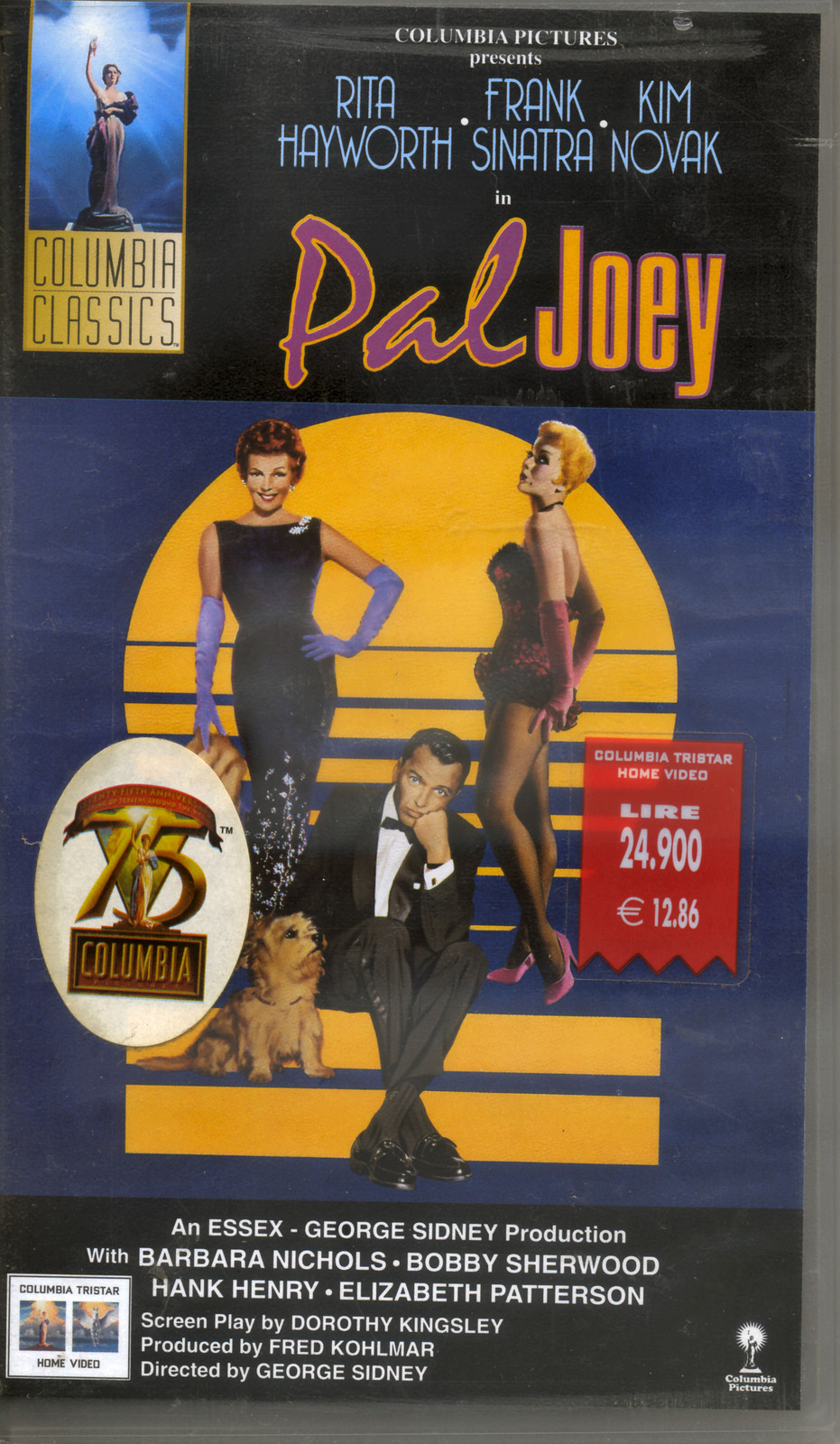 PAL JOEY con Frank Sinatra, Rita Hayworth, Kim Novak - VHS NUOVA