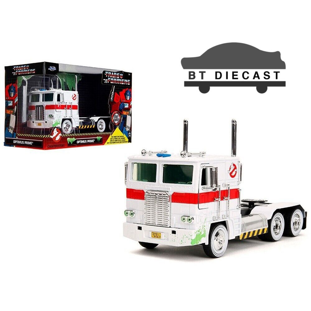 JADA トランスフォーマー Optimus Prime ゴーストバスターズ Amazon.com: Jada Hollywood Rides Ghostbusters x Transformers