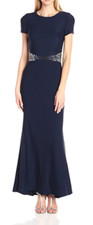 NWT JS Boutique Women's Short Sleeve Jersey Gown size 2