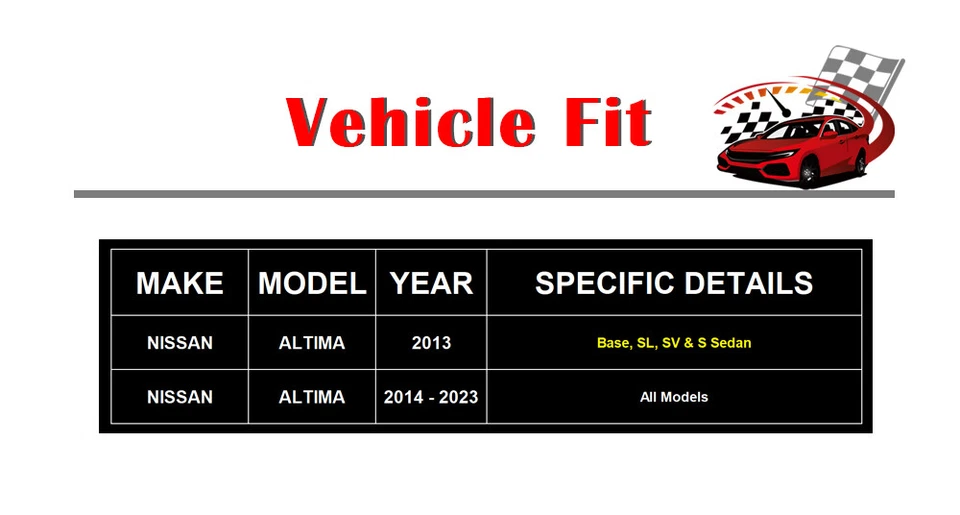 Комплект передних дрель тормозных дисков тормозных колодок для 2013-2017 Nissan Altima дисковые тормоза - Изображение 2 из 4