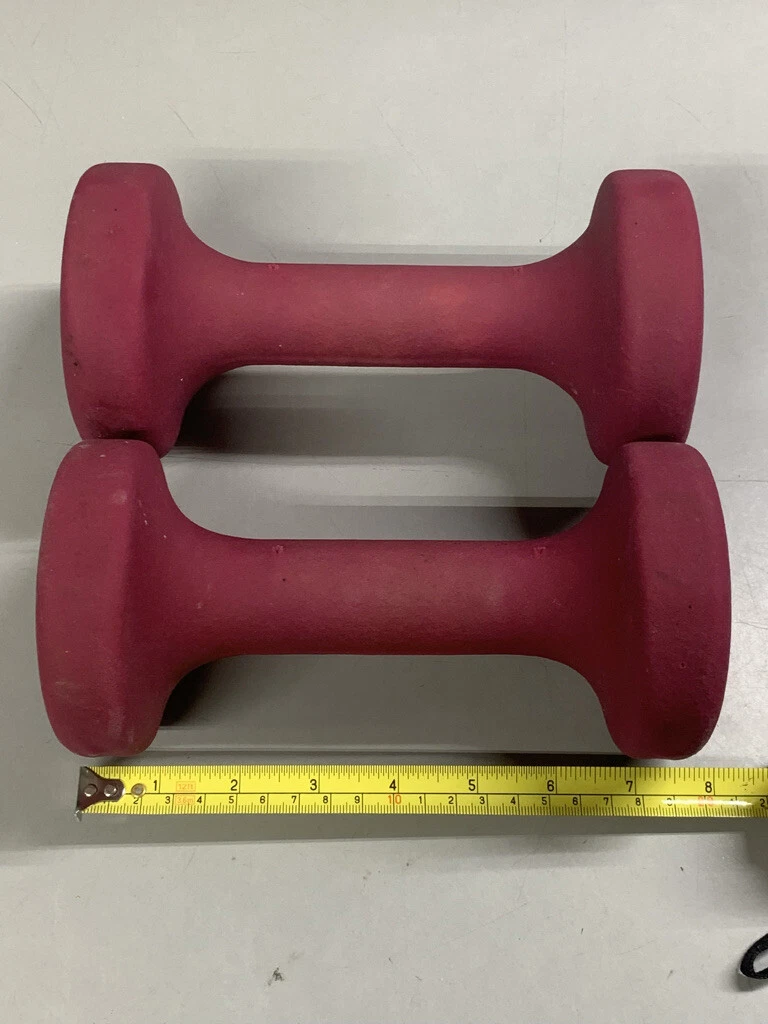 8 LB Dumbbell Pair (2) Non-Slip Coating Handheld Weights Set of 2