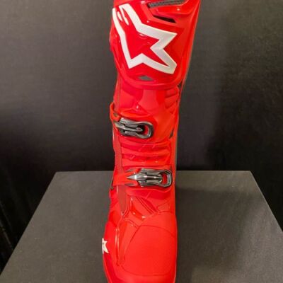 New Alpinestars Tech 10 Dirt Bike Boots - Red *FREE SHIPPING* | eBay