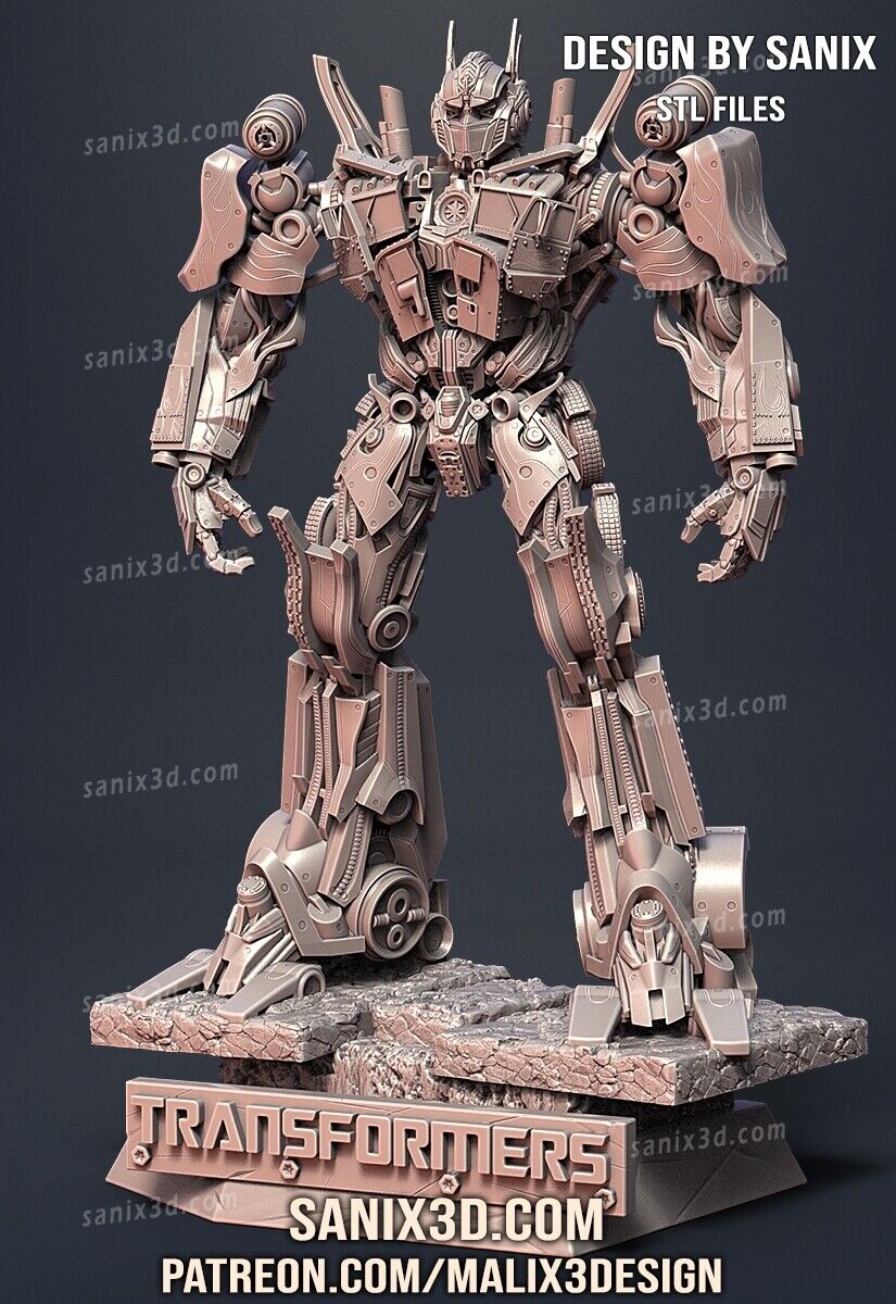 45th, 36th, 30th or 24th Scale Sanix Design's Optimus Prime Resin Figure Kit