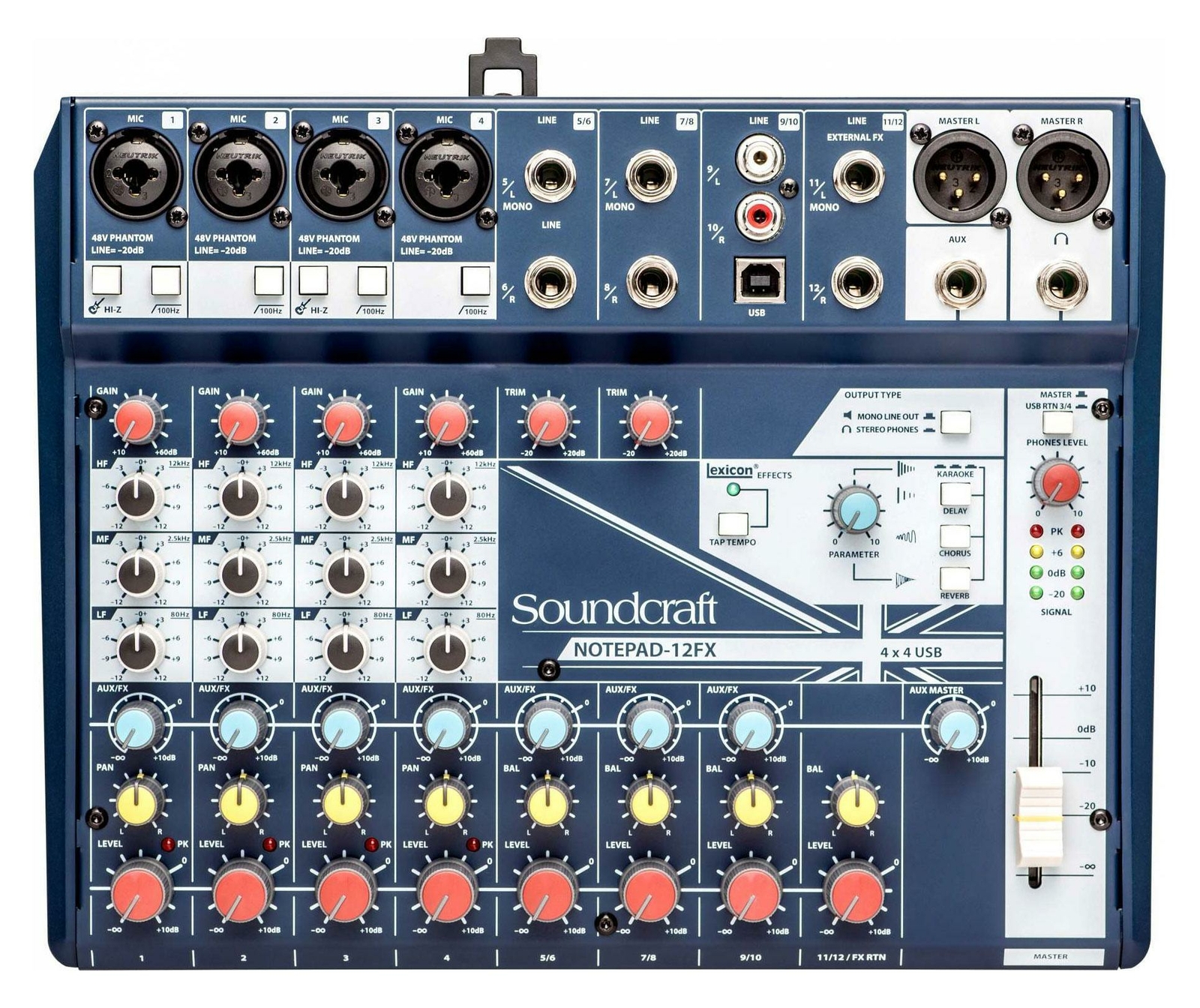 Thumbnail - Kompaktes Mischpult Notepad 12fx V. Soundcraft M.